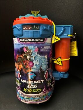 BNIB 🆕 Mr Beast Lab Mutators Magma-Frost Panther Toy